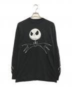 FRUIT OF THE LOOMフルーツオブザルーム）の古着「ightmare before christmas(ナイトメアー・ビフォア・クリスマス) プリントカットソー」｜ブラック