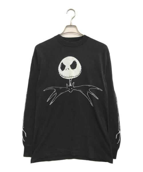 FRUIT OF THE LOOM（フルーツオブザルーム）FRUIT OF THE LOOM (フルーツオブザルーム) ightmare before christmas(ナイトメアー・ビフォア・クリスマス) プリントカットソー ブラック サイズ:Lの古着・服飾アイテム