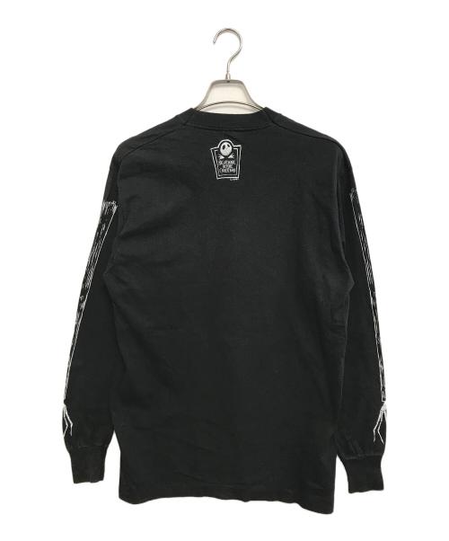 FRUIT OF THE LOOM（フルーツオブザルーム）FRUIT OF THE LOOM (フルーツオブザルーム) ightmare before christmas(ナイトメアー・ビフォア・クリスマス) プリントカットソー ブラック サイズ:Lの古着・服飾アイテム