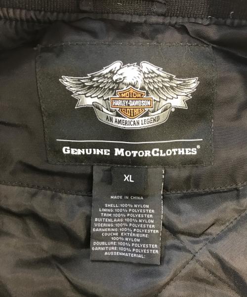 HARLEY-DAVIDSON（ハーレーダビッドソン）HARLEY-DAVIDSON (ハーレーダビッドソン) レーシングボンバージャケット ブラック サイズ:XLの古着・服飾アイテム