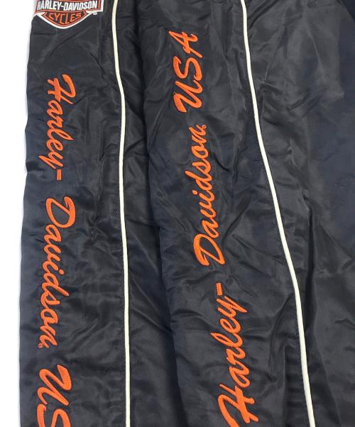 HARLEY-DAVIDSON（ハーレーダビッドソン）HARLEY-DAVIDSON (ハーレーダビッドソン) レーシングボンバージャケット ブラック サイズ:XLの古着・服飾アイテム