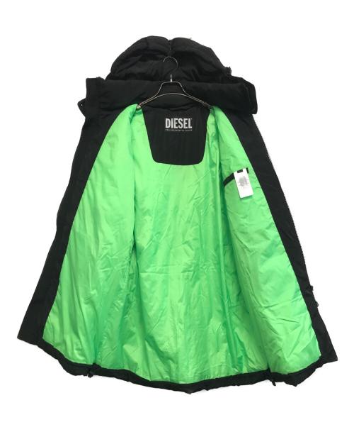 DIESEL（ディーゼル）DIESEL (ディーゼル) ダウンコート ブラック サイズ:Mの古着・服飾アイテム