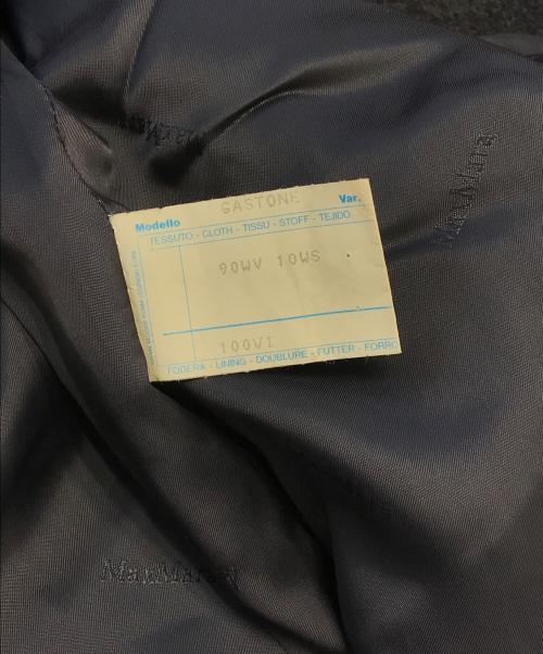 MaxMara（マックスマーラ）MaxMara (マックスマーラ) カシミヤ混ウールコート グレー サイズ:表記なしの古着・服飾アイテム