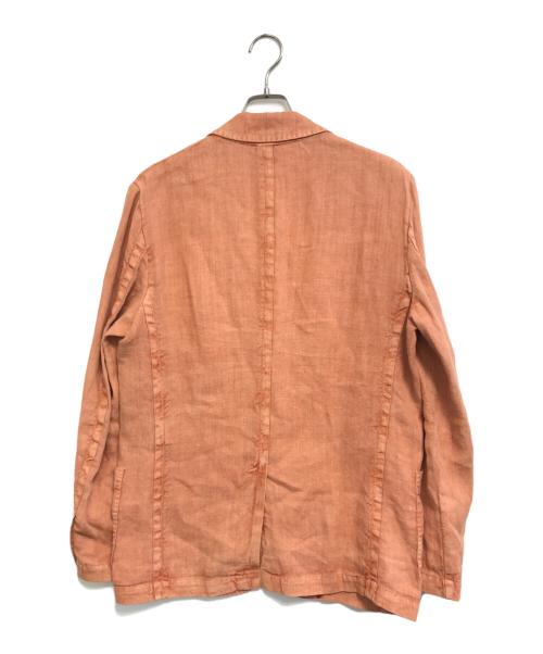 C.P COMPANY（シーピーカンパニー）C.P COMPANY (シーピーカンパニー) リネンテーラードジャケット オレンジ サイズ:48の古着・服飾アイテム