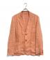 C.P COMPANY（シーピーカンパニー）の古着「リネンテーラードジャケット」｜オレンジ