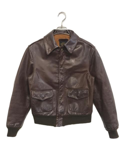 AVIREX（アヴィレックス）AVIREX (アヴィレックス) A-2フライトジャケット ブラウン サイズ:36の古着・服飾アイテム