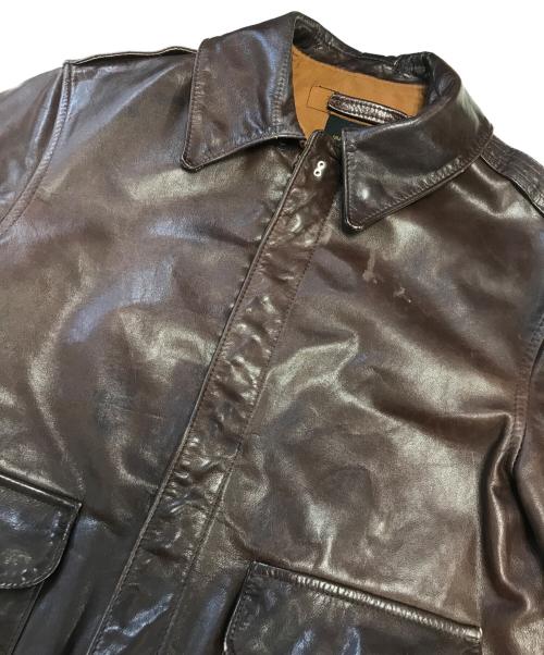 AVIREX（アヴィレックス）AVIREX (アヴィレックス) A-2フライトジャケット ブラウン サイズ:36の古着・服飾アイテム