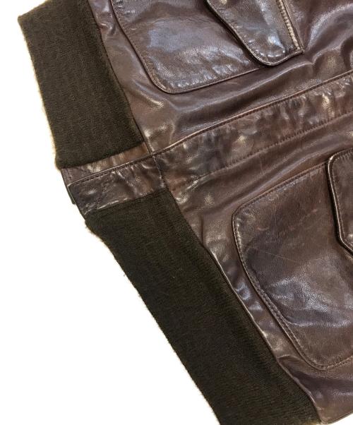 AVIREX（アヴィレックス）AVIREX (アヴィレックス) A-2フライトジャケット ブラウン サイズ:36の古着・服飾アイテム