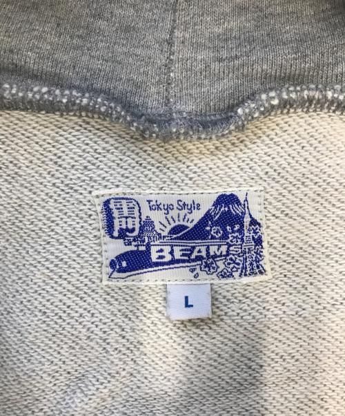 BEAMS（ビームス）BEAMS (ビームス) 東洋エンタープライズ (トウヨウエンタープライズ) 刺繍パーカー グレー サイズ:Lの古着・服飾アイテム