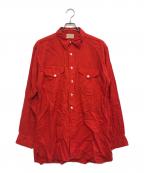 Viyella×Abercrombie & Fitchヴァイエラ×アバクロンビー アンド フィッチ）の古着「長袖シャツ」｜レッド