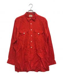 Viyella×Abercrombie & Fitch（ヴァイエラ×アバクロンビー アンド フィッチ）の古着「長袖シャツ」｜レッド