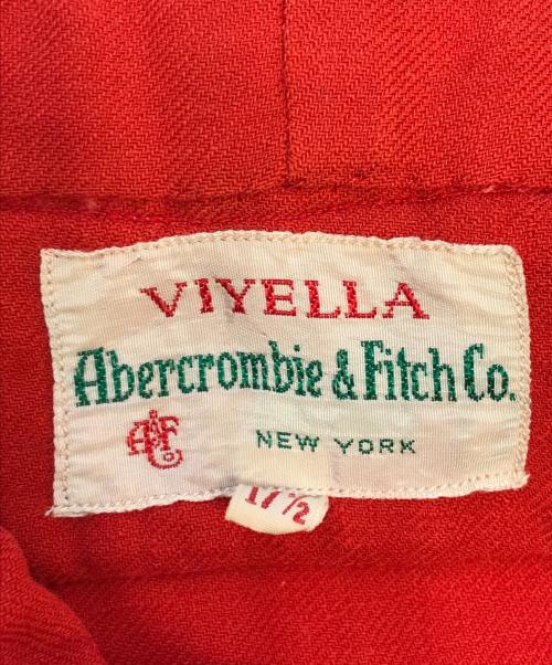 Viyella（ヴァイエラ）Viyella (ヴァイエラ) Abercrombie & Fitch (アバクロンビー アンド フィッチ) 長袖シャツ レッド サイズ:17 1/2の古着・服飾アイテム