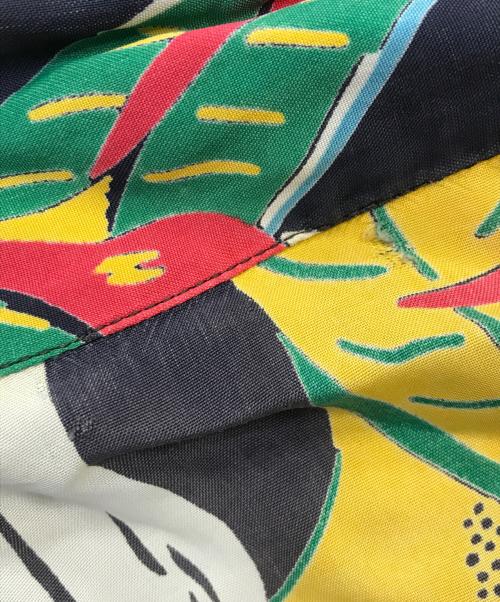 VINTAGE（ヴィンテージ）VINTAGE (ヴィンテージ) 推定50s 極楽鳥花柄アロハシャツ ブラック サイズ:不明の古着・服飾アイテム
