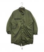 VINTAGE MILITARYヴィンテージ ミリタリー）の古着「US ARMY M65フィッシュテールパーカー」｜オリーブ