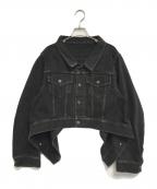 MIHARA YASUHIROミハラヤスヒロ）の古着「デニムジャケット」｜ブラック