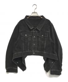 MIHARA YASUHIRO（ミハラヤスヒロ）の古着「デニムジャケット」｜ブラック