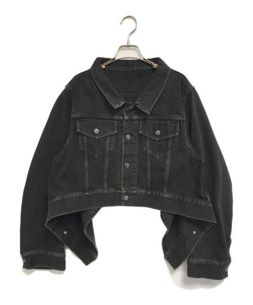 MIHARA YASUHIRO（ミハラヤスヒロ）MIHARA YASUHIRO (ミハラヤスヒロ) デニムジャケット ブラック サイズ:FREEの古着・服飾アイテム