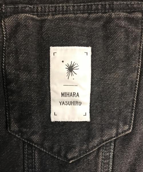 MIHARA YASUHIRO（ミハラヤスヒロ）MIHARA YASUHIRO (ミハラヤスヒロ) デニムジャケット ブラック サイズ:FREEの古着・服飾アイテム