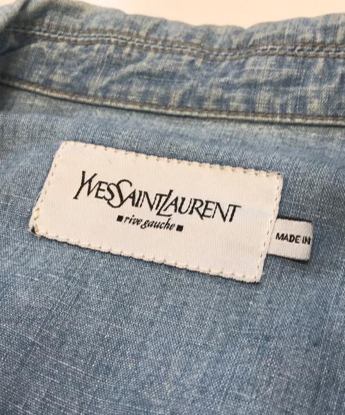 Yves Saint Laurent（イヴサンローラン）Yves Saint Laurent (イヴサンローラン) デニムブレザー インディゴ サイズ:SIZE 48の古着・服飾アイテム