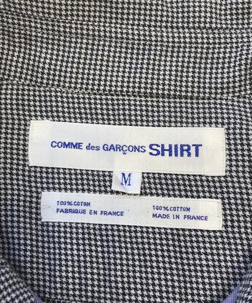 COMME des GARCONS SHIRT（コムデギャルソンシャツ）COMME des GARCONS SHIRT (コムデギャルソンシャツ) 切替チェックシャツ グレー サイズ:Mの古着・服飾アイテム