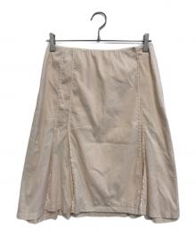 PRADA（プラダ）の古着「プリーツスカート」｜ピンク