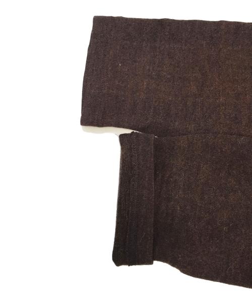 COMME des GARCONS SHIRT（コムデギャルソンシャツ）COMME des GARCONS SHIRT (コムデギャルソンシャツ) 切替ニット ブラウン サイズ:Lの古着・服飾アイテム