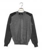 tricot COMME des GARCONSトリココムデギャルソン）の古着「切替ニット」｜グレー