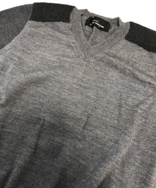 tricot COMME des GARCONS（トリココムデギャルソン）tricot COMME des GARCONS (トリココムデギャルソン) 切替ニット グレー サイズ:表記なしの古着・服飾アイテム