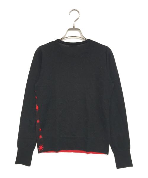 DRIES VAN NOTEN（ドリスヴァンノッテン）DRIES VAN NOTEN (ドリスヴァンノッテン) 切替ラメニット ブラック サイズ:Smallの古着・服飾アイテム