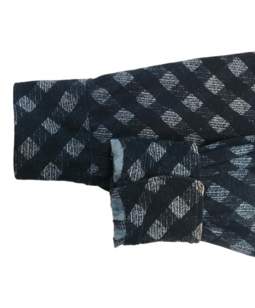 COMME des GARCONS SHIRT（コムデギャルソンシャツ）COMME des GARCONS SHIRT (コムデギャルソンシャツ) 総柄シャツ ネイビー サイズ:Sの古着・服飾アイテム