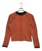 Jean Paul Gaultier hommeジャンポールゴルチェオム）の古着「ロングスリーブカットソー」｜オレンジ