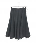 COMME des GARCONS COMME des GARCONSコムデギャルソン コムデギャルソン）の古着「ウールプリーツスカート」｜ブラック