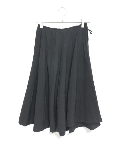 COMME des GARCONS COMME des GARCONS（コムデギャルソン コムデギャルソン）COMME des GARCONS COMME des GARCONS (コムデギャルソン コムデギャルソン) ウールプリーツスカート ブラック サイズ:Ｓの古着・服飾アイテム