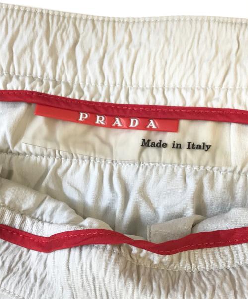 PRADA SPORTS（プラダスポーツ）PRADA SPORTS (プラダスポーツ) ジップパンツ アイボリー サイズ:SIZE40の古着・服飾アイテム