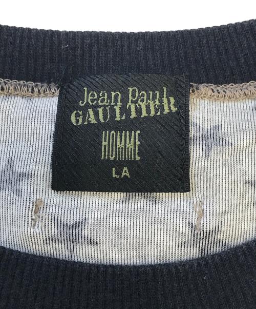 Jean Paul Gaultier homme（ジャンポールゴルチェオム）Jean Paul Gaultier homme (ジャンポールゴルチェオム) 星柄S/Sカットソー ベージュ サイズ:Lの古着・服飾アイテム