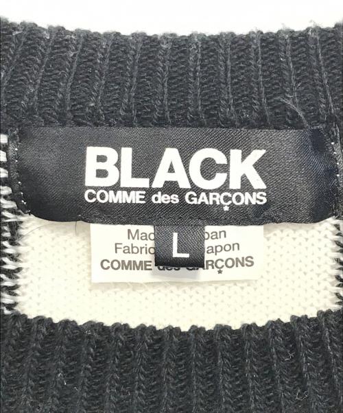 BLACK COMME des GARCONS（ブラックコムデギャルソン）BLACK COMME des GARCONS (ブラックコムデギャルソン) ニット ブラック サイズ:Lの古着・服飾アイテム