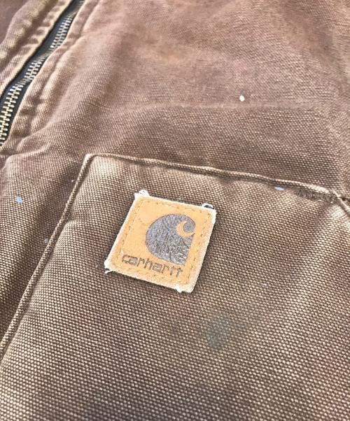 CarHartt（カーハート）CarHartt (カーハート) ダックベスト ブラウン サイズ:Lの古着・服飾アイテム