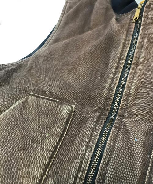 CarHartt（カーハート）CarHartt (カーハート) ダックベスト ブラウン サイズ:Lの古着・服飾アイテム