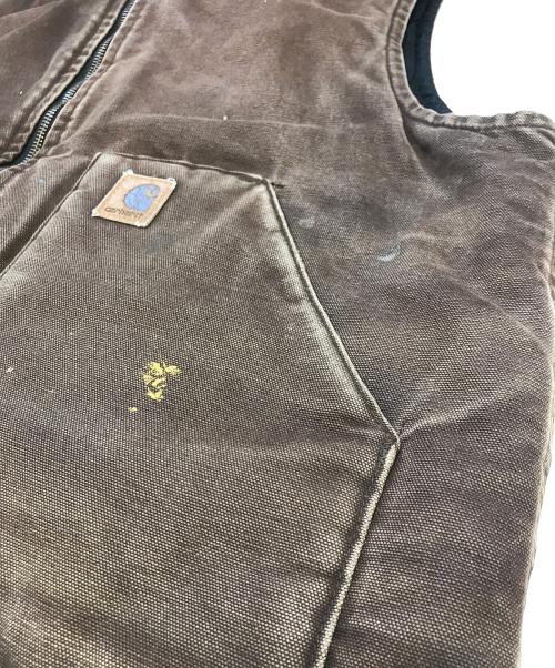 CarHartt（カーハート）CarHartt (カーハート) ダックベスト ブラウン サイズ:Lの古着・服飾アイテム