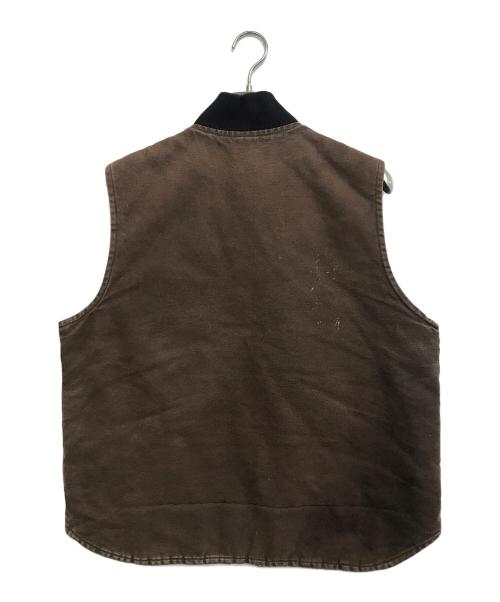 CarHartt（カーハート）CarHartt (カーハート) ダックベスト ブラウン サイズ:Lの古着・服飾アイテム