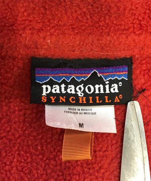 Patagonia（パタゴニア）Patagonia (パタゴニア) SYNCHILLA シンチラフリースプルオーバー レッド サイズ:Mの古着・服飾アイテム