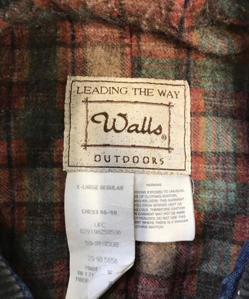 Walls（ウォールズ）Walls (ウォールズ) 裏地ブランケットカバーオール インディゴ サイズ:XLの古着・服飾アイテム