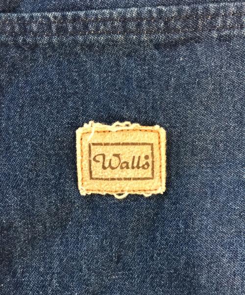 Walls（ウォールズ）Walls (ウォールズ) 裏地ブランケットカバーオール インディゴ サイズ:XLの古着・服飾アイテム