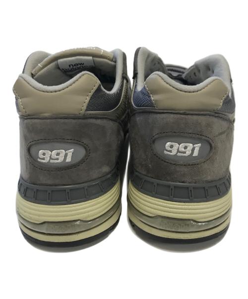 NEW BALANCE（ニューバランス）NEW BALANCE (ニューバランス) 991ローカットスニーカー グレー サイズ:9 1/2の古着・服飾アイテム