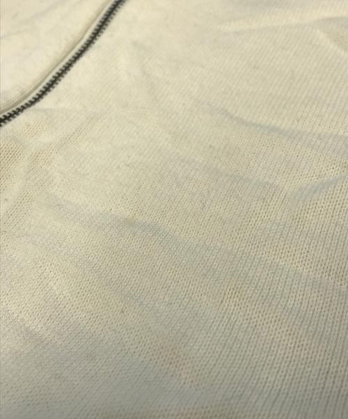 Jean Paul Gaultier homme（ジャンポールゴルチェオム）Jean Paul GAULTIER HOMME (ジャンポールゴルチェオム) VRAI knit zipp jaket ホワイト サイズ:48の古着・服飾アイテム
