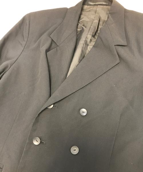 YOHJI YAMAMOTO（ヨウジヤマモト）YOHJI YAMAMOTO (ヨウジヤマモト) 90’s ダブルブレスト変形ジャケット ブラック サイズ:Sの古着・服飾アイテム