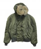 ALPHAアルファ）の古着「N-2Bジャケット」｜カーキ