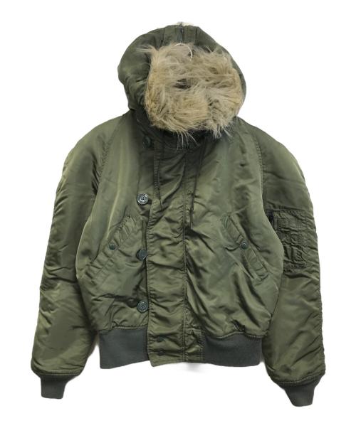 ALPHA（アルファ）ALPHA (アルファ) N-2Bジャケット カーキ サイズ:MEDIUMの古着・服飾アイテム