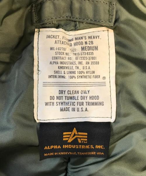ALPHA（アルファ）ALPHA (アルファ) N-2Bジャケット カーキ サイズ:MEDIUMの古着・服飾アイテム