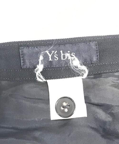 Y's bis（ワイズビス）Y's bis (ワイズビス) ウールギャバスカート ブラック サイズ:表記なしの古着・服飾アイテム